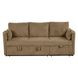 Denholme Brown Sleeper Sofa with Pull Out and USB Charging