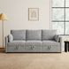 Denholme Gray Sleeper Sofa with Pull Out and USB Charging