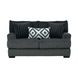 Loughlin Gun Metal 72" Loveseat