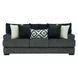 Loughlin Gun Metal 98" Sofa