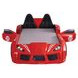 Trackster Red Twin Novelty Car Bed with LED Light
