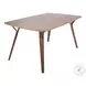 Folia Walnut Wood Dining Table