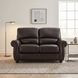 Foxborough Dark Brown 63" Loveseat