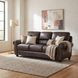 Foxborough Dark Brown 84" Sofa