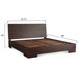 Acadia Coffee Bean Queen Platform Bed