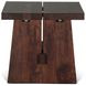 Acadia Coffee Bean Square Side Table