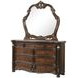 Bella Notte Brown Upholstered Sleigh Bedroom Set with USB Charging