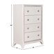 Cassie White 4 Drawer Chest