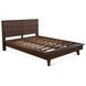Lisbon Royal Brown King Platform Bed