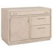 Marlowe Polished Limestone Credenza Home Office Set