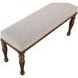 Joanna Brown 44" Upholstered Bench