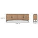 Sierra Natural 79" TV Stand