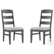 Foundry Brushed Pewter Ladderback Side Chair Set of 2