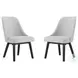 Foundry Brushed Pewter Side Chair Set of 2