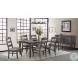 Foundry Brushed Pewter Rectangular Dining Table