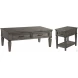 Foundry Brushed Pewter Sofa Table
