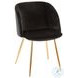 Luna Black Fran Dining Chair Set Of 2