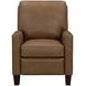 Fremont Hillwood Toffee Leather Push Thru The Arms Recliner