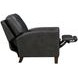 Fremont Elway Dark Gray Leather Push Thru The Arms Recliner