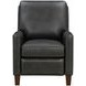 Fremont Elway Dark Gray Leather Push Thru The Arms Recliner