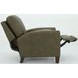Fremont Oasis Olive Leather Push Thru The Arms Recliner