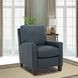 Fremont Santa Fe Ocean Leather Push Thru The Arms Recliner