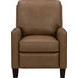 Fremont Hillwood Toffee Leather Push Thru The Arms Recliner