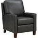 Fremont Elway Dark Gray Leather Push Thru The Arms Recliner