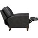 Fremont Elway Dark Gray Leather Push Thru The Arms Recliner