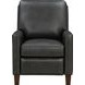 Fremont Elway Dark Gray Leather Push Thru The Arms Recliner