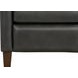 Fremont Elway Dark Gray Leather Push Thru The Arms Recliner