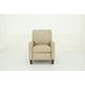 Fremont Cashmere Stone Leather Push Thru The Arms Recliner