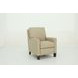 Fremont Cashmere Stone Leather Push Thru The Arms Recliner