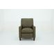 Fremont Oasis Olive Leather Push Thru The Arms Recliner