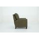 Fremont Oasis Olive Leather Push Thru The Arms Recliner