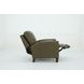 Fremont Oasis Olive Leather Push Thru The Arms Recliner