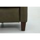 Fremont Oasis Olive Leather Push Thru The Arms Recliner