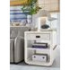 Sunset Cove Moonlight Pearl Rectangular Chairside End Table
