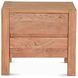 Mesa Brushed Acacia 2 Drawer Nightstand
