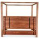 Mesa Brushed Acacia King Canopy Bed