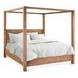 Mesa Brushed Acacia King Canopy Bed