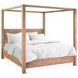 Mesa Brushed Acacia Queen Canopy Bed