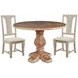 Pengrove Antique Oak 48" Round Gathering Room Set