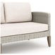 Carezza Taupe and Natural Upholstered 5 Piece Conversation Set