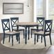 Darcy Blue Round Dining Room Set
