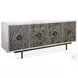Alexandria Whitewash And Black 72" Sideboard