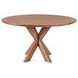 Stockholm Weathered Acacia 54" Round Dining Room Set