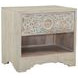Haveli Heirloom White 1 Drawer Nightstand