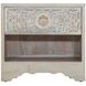 Haveli Heirloom White 1 Drawer Nightstand