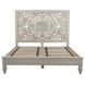 Haveli Heirloom White King Panel Bed